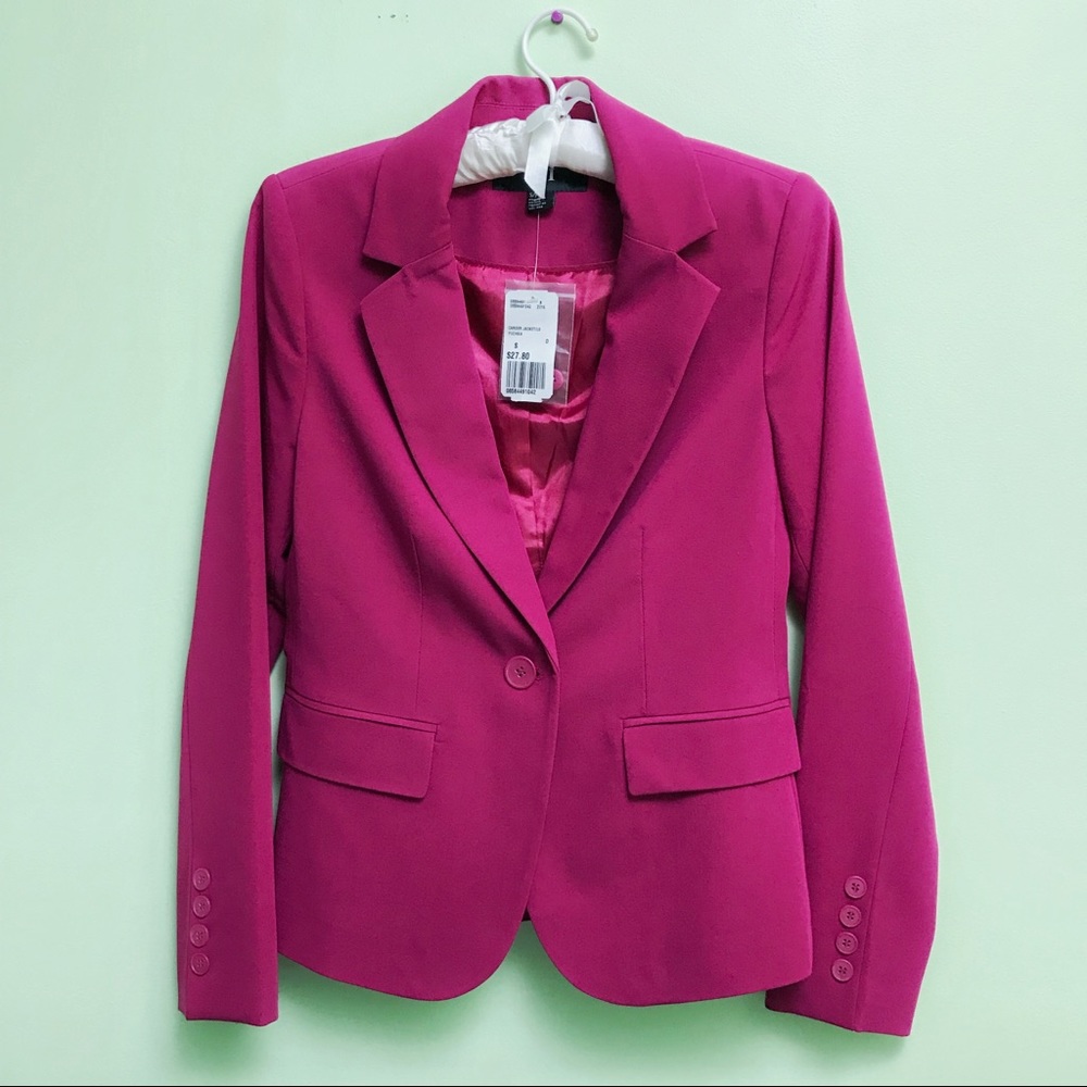 Fushia blazer